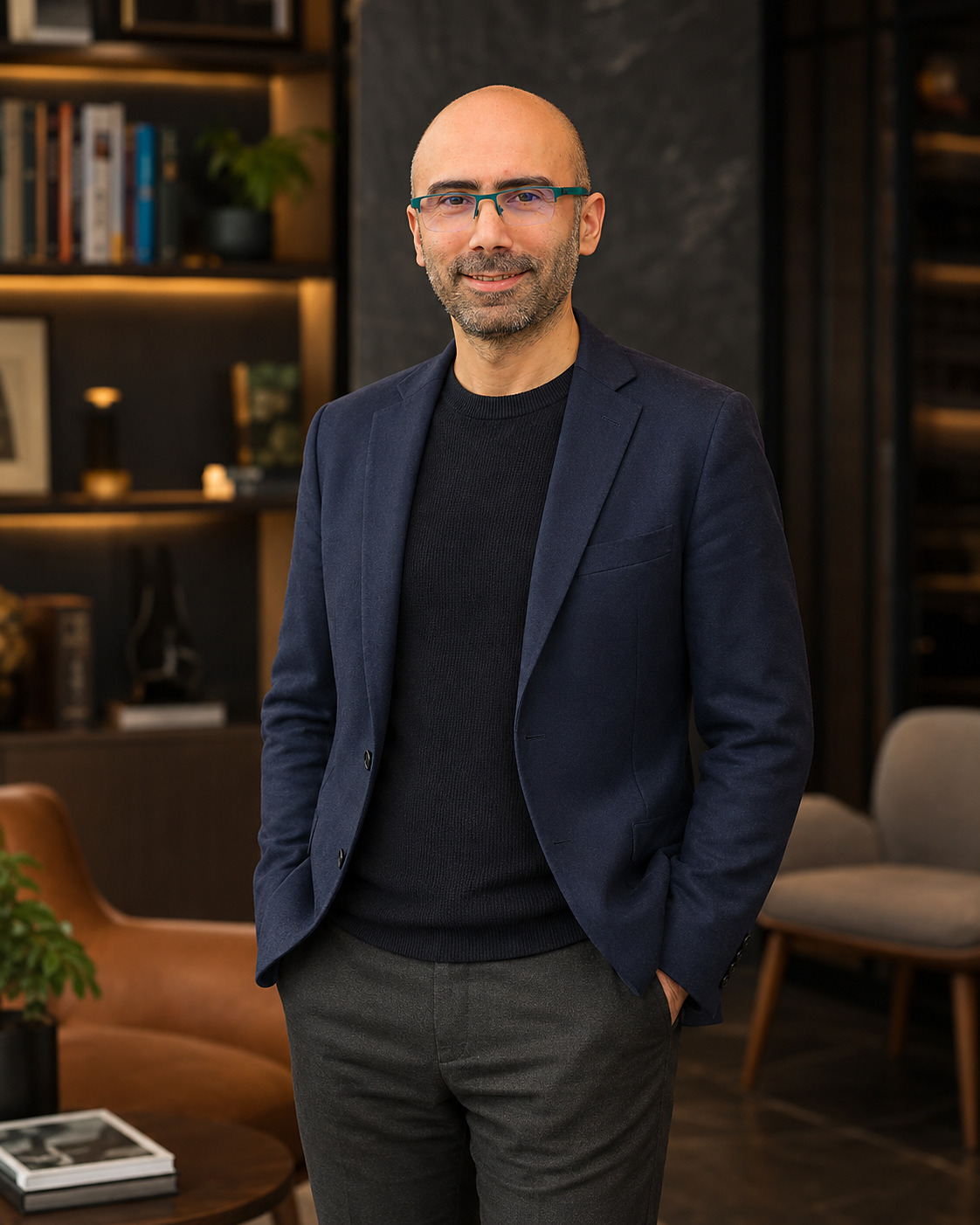 Mehmet Akif Kuşaslan çalışma ortamında
