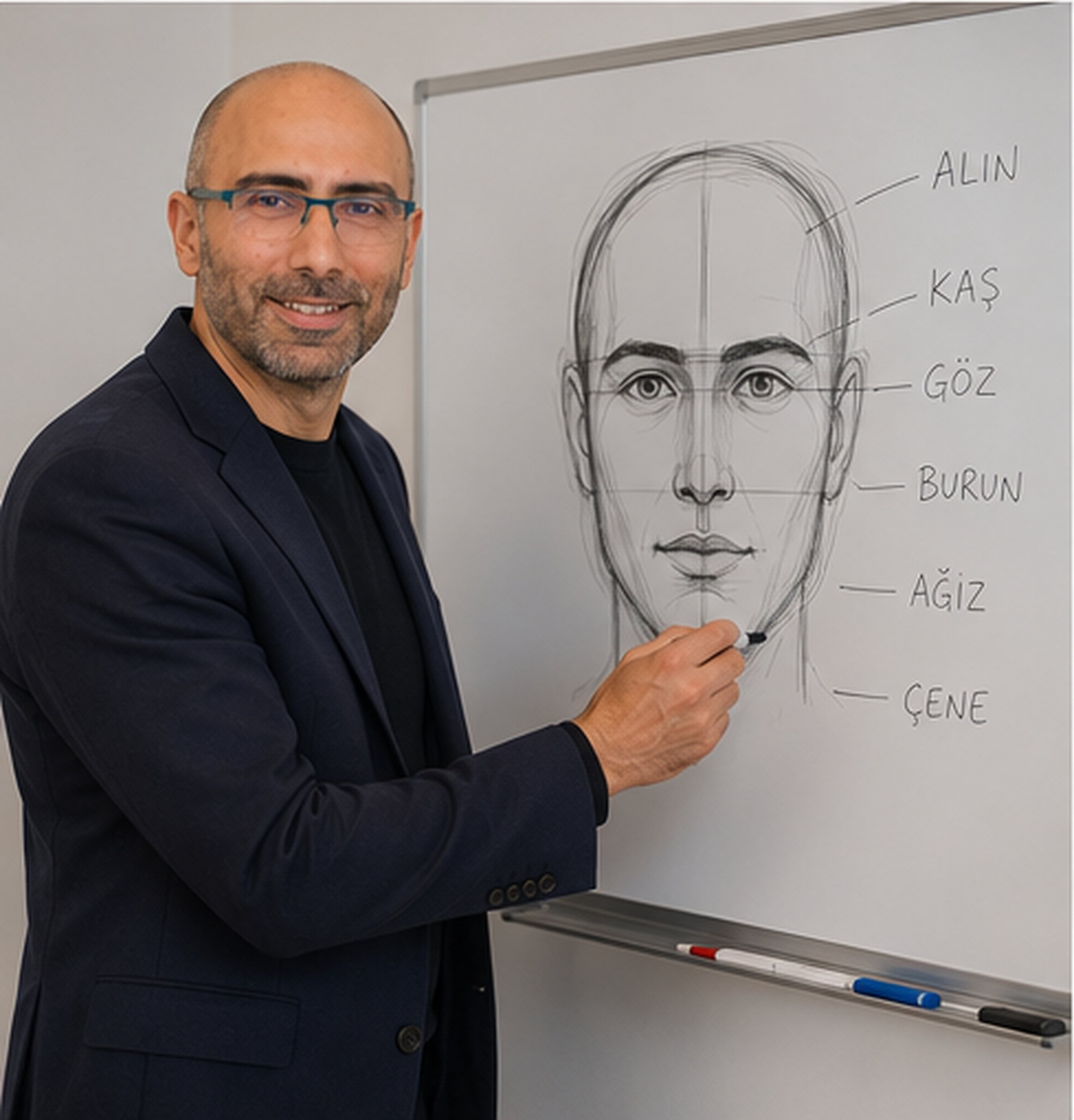 Mehmet Akif Kuşaslan yüz analizi anlatırken